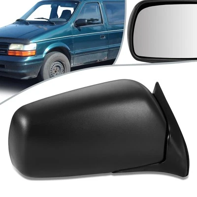 Espejo retrovisor lateral derecho manual derecho Fit 91-95 Plymouth Voyager Dodge Caravan CH1321108 Foto 1 de 4
