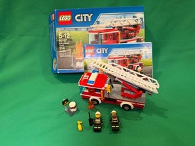 LEGO CITY Fire Ladder Truck 60107 with instructions and box