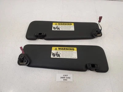 ✅07-13 OEM BMW E88 E93 128 328 335 M3 Convertible Driver Passenger Sun Visor SET - Image 1 of 4