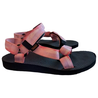 Sandalia Teva Original Universal Tie-Dye Para Mujer Talla 6 Rojo Sorbete  Foto 1 de 4