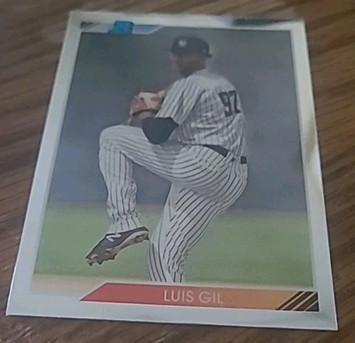 2020 Bowman Heritage Luis Gil CHROME PROSPECTS  #92CP-GIL New York Yankees AO - Image 1 of 2