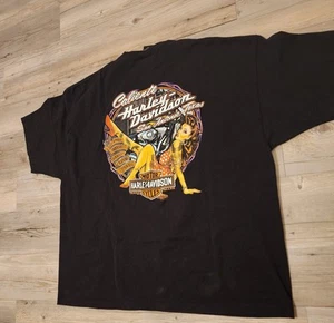 Harley-Davidson Herren T-Shirt Gr. 3XL NEU Kurzarm Schwarz Caliente - Bild 1 von 5