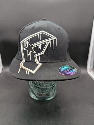 Famous Stars & Straps Hat Cap Men S/M Black One Size Flexfit Streetwear Y2K - Image 1 of 4