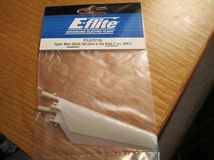 E-FLITE UPPER MAIN BLADE SET, GLOW IN THE DARK (1) PAIR: BMCX EFLH2221GL - Picture 1 of 2