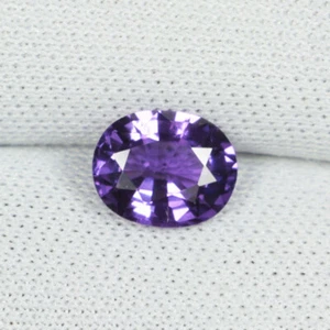 1.03 ct GGT" UNHEATED VIOLET BLUE / NATURAL SAPPHIRE - OVAL See Vdo SDIS - Picture 1 of 3