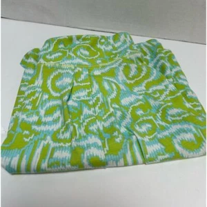Title Nine Breeze Blue Green Swirl Pull On Stretch Skirt Polyester Blend Small - Picture 1 of 7