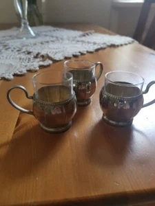 3 Alte Schnapsglas Aus Den Nachlass Unserer Mama - Bild 1 von 3