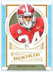 Damien Harris 2019 Panini Legacy #150 25/25, eBAY 1 OF 1 Indigo - Picture 1 of 2