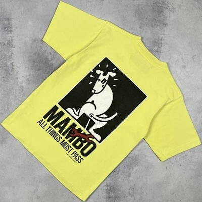 Camiseta de Colección Mambo All Things Must Pass Logo Grande Juvenil Talla 12 1994 Años 90 Rara Foto 1 de 4