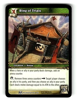 World of Warcraft TCG Blood of Gladiators Trading Card The Ring of Blood #196 C - Image 1 of 4