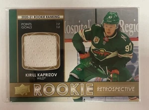 2021-22 Upper Deck Series 1 - Rookie Retrospective Jersey #RR-1 Kirill Kaprizov  - Picture 1 of 2