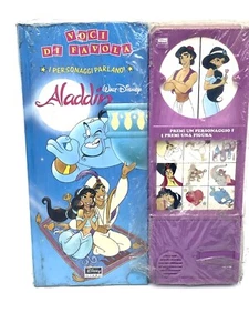 Libro musicale - Voci Da Favola ALADDIN ALADINO VINTAGE DISNEY#MT - Picture 1 of 4
