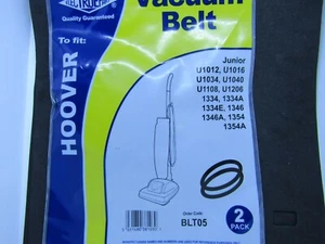 Cinturones Hoover Junior 1334E 1346A 1354A, paquete de 2 (BLT05) - Imagen 1 de 2