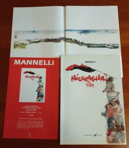 RICCARDO MANNELLI NICARAGUA 1984 GIORGIO SESTILI / ART CORE 1985 TAVOLA + FLANO - Imagen 1 de 4