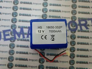 3s2p 12V 7000mah batteria batterie agli ioni di litio 12V 6 celle al litio BMS - Foto 1 di 4