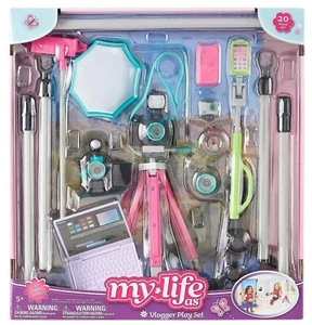 My Life As Vlogger Spielset für 18" Puppe 20 Stück (pink) - Bild 1 von 3