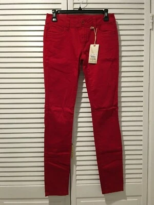 NWT L.A. idol USA Red Stretch Skinny Pants sz.3 - Image 1 of 4