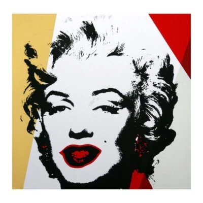 Andy Warhol Golden Marilyn Monroe 11.37 Silkscreen Lim. Ed. Sunday B Morning new - Image 1 of 3