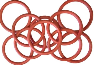Proops Red Macrame Rings 101mm 4"  Pack of 10 String Knotting S7329 - Picture 1 of 2
