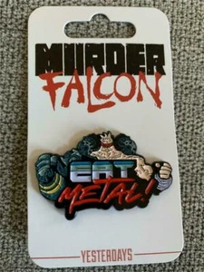 Murder Falcon Enamel Pin Eat Metal! Skybound Yesterdays - Picture 1 of 2