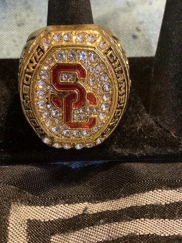 2016 USC Trojans Rose 🌹 Bowl Championship Ring Sz11 Cover