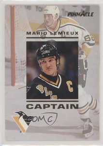 1993-94 Pinnacle Captain Mario Lemieux #CA18 HOF