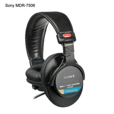 Auriculares con cable Sony MDR-7506 Professional Studio diafragma grande EE. UU. Foto 1 de 4
