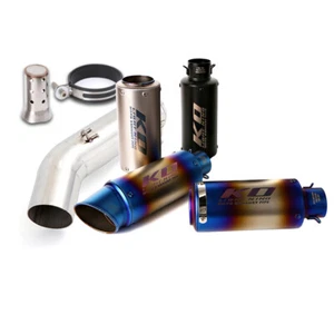 For Suzuki GSXR 750 600 2011-2025 Slip-on Exhaust Set Mid Link Pipe Muffler Tips - Picture 1 of 11