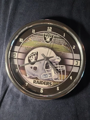NFL Oakland Raiders 12" Wall Clock Cover
