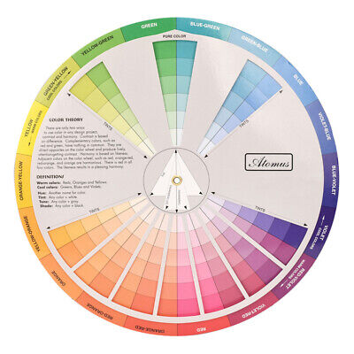 Rueda De Color Creativos Color Aprendizaje Rotación Rueda Color Board Tabla Mixto • 7.84€