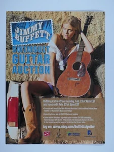 Jimmy Buffett Guitar Contest 2007 S.I.Swimsuit Original Print Ad 8.5 x 11" - Picture 1 of 6