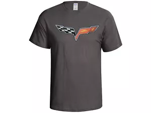 Camiseta Corvette C6 con logotipo frontal carbón - Imagen 1 de 1