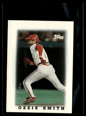 1988 Topps Major League Leaders Minis Ozzie Smith #72 St. Louis Cardinals - Image 1 of 2