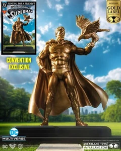 SDCC 2024 Exclusive Superman Gold Centennial Park Tribute Statue McFarlane - Bild 1 von 3
