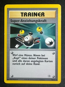 German Pokemon TCG 98/111 Super Scoop Up Super-Anziehungskraft Neo Genesis NM - Picture 1 of 2