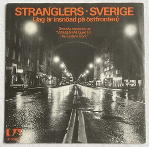 THE STRANGLERS -Sverige (Jag Är Insnöad På Östfronten)- Rare Swedish 4 Prong 7” - Imagen 1 de 4