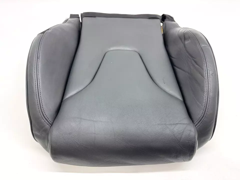 AUDI R8 2010-2012 ASIENTO DELANTERO IZQUIERDO COJÍN INFERIOR BOTÓN CUERO NEGRO OEM Foto 1 de 4