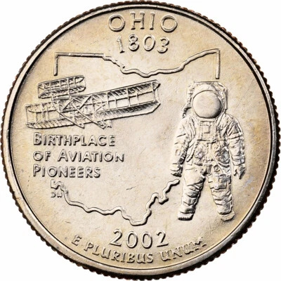 [#1501313] United States, Quarter, Quarter Dollar, 2002, U.S. Mint, Ohio 1803 - Image 1 of 2