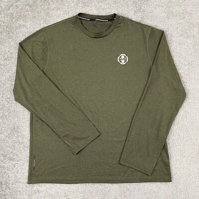 Camisa Polo Deportiva Ralph Lauren Para Hombre L/XL Verde Rendimiento Manga Larga Entrenamiento Foto 1 de 4