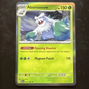 Abomasnow Holo Rare 011/193 Paldea Evolved Pokémon - Picture 1 of 3