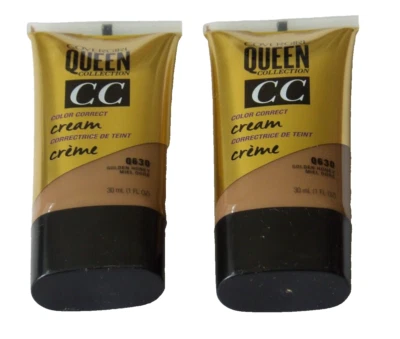 2 Pack Covergirl Queen Collection Color Correct Cream Q630 Golden Honey NIB - Image 1 of 4