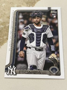Tarjeta de novato J.C. Escarra New York Yankess 2025 Topps Update RC #US96 - Imagen 1 de 2