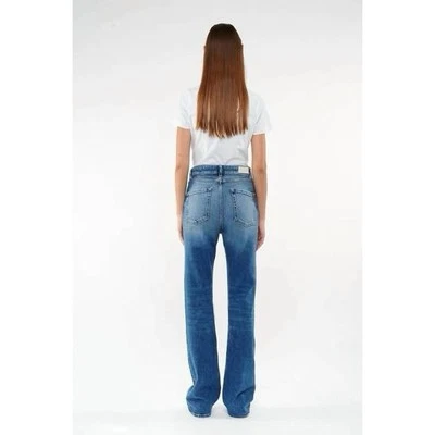 icon denim natie Wide Leg High Waist Blue Jeans 28 X 33 - Image 1 of 4