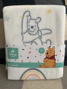 Disney Babydecke Winnie Puuh Mond Wolke Sterne liebevoll weich 36 x 35,5 cm - Bild 1 von 3