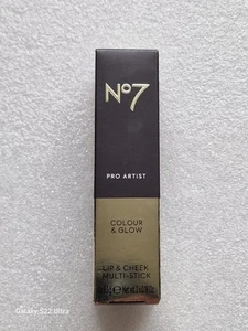 No7 Pro Artist Colour & Glow Lip & Cheek Multi-Stick Soft Berry & Warm Glow - Picture 1 of 5