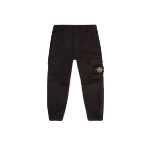 (Kids) Stone Island 31212 Cargo Pants Black -24FW - Picture 1 of 4