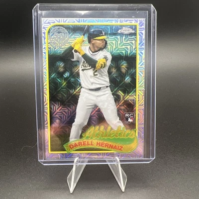 2024 Topps Update Series - 1989 Topps Chrome Silver Pack Darell Hernaiz... - Image 1 of 2