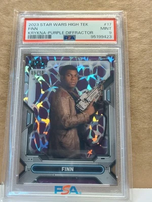 2023 Topps Star Wars High Tek Finn Purple /10 - Image 1 of 3