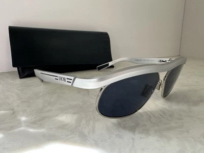 Christian Dior DioRider S1U F1B0 Matte Aluminum Ski Sport Sunglasses 60 12 135 - Image 1 of 4