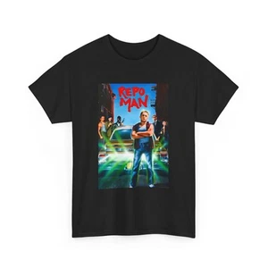 Camiseta reproducción cartel película repo man 1984 - Imagen 1 de 28